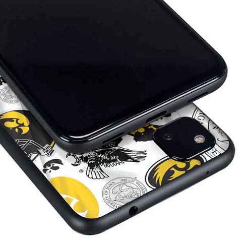 University of Iowa Hawkeyes Pattern Google Pixel 4a Skin